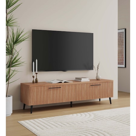 Manhattan Comfort Jodie TV Stand in Maple TV003-MP
